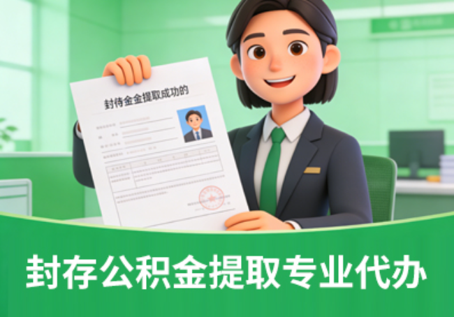秦皇岛封存公积金代办提取